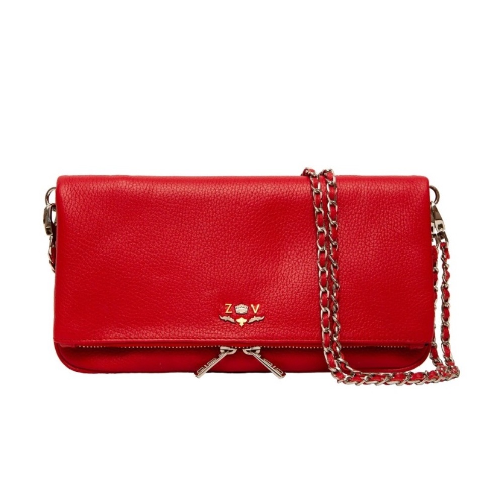 Zadig & Voltaire Garnet Rock Clutch